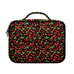 Watercolor Cherry Pattern Print Briefcase Bible Bag