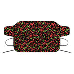 Watercolor Cherry Pattern Print Car Windshield Snow Cover