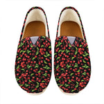 Watercolor Cherry Pattern Print Casual Shoes