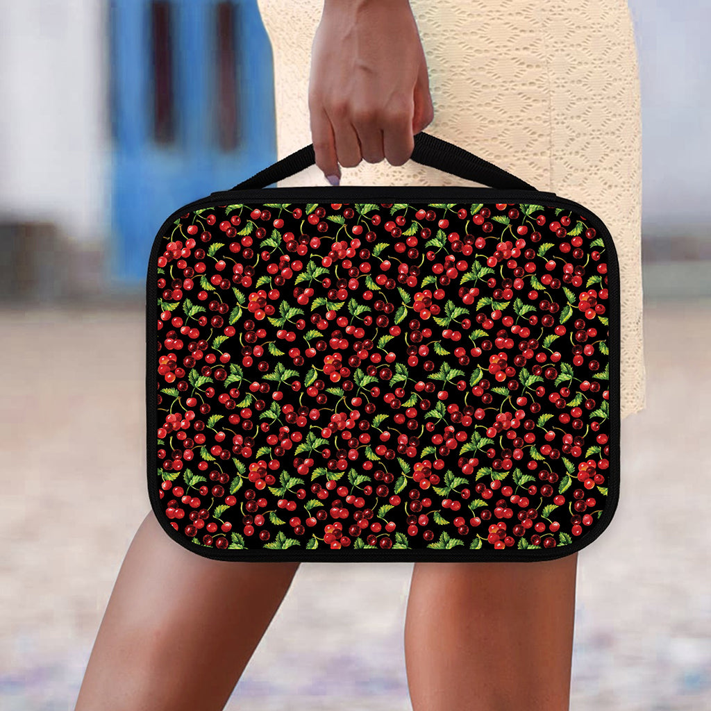 Watercolor Cherry Pattern Print Classic Bible Case