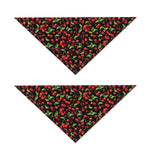 Watercolor Cherry Pattern Print Dog Bandana