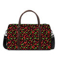 Watercolor Cherry Pattern Print Duffel Bag