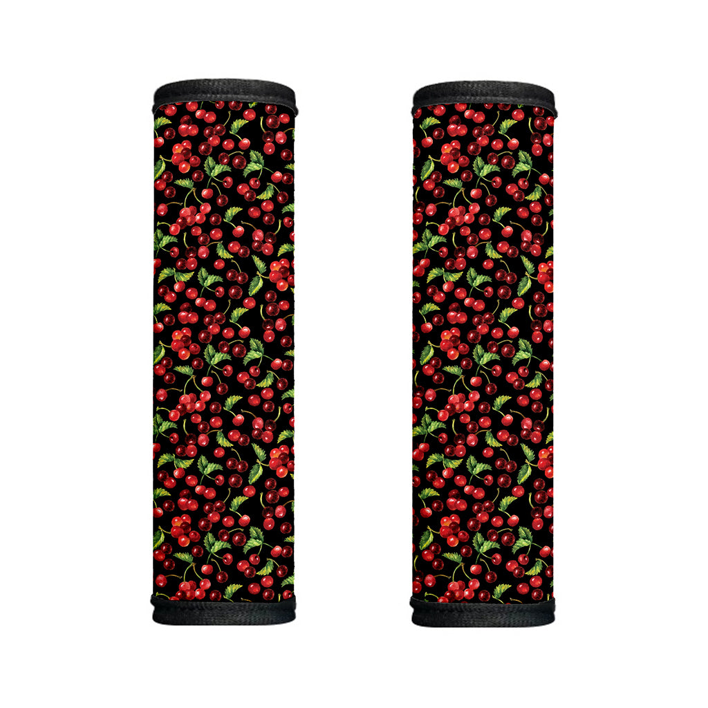 Watercolor Cherry Pattern Print Handle Covers
