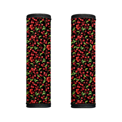 Watercolor Cherry Pattern Print Handle Covers