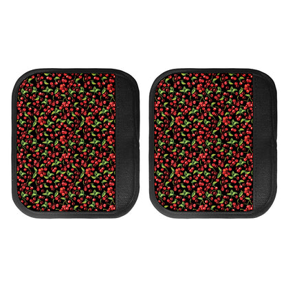 Watercolor Cherry Pattern Print Handle Covers