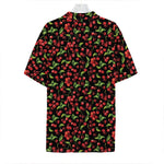 Watercolor Cherry Pattern Print Hawaiian Shirt