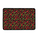 Watercolor Cherry Pattern Print Kitchen Mat