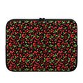 Watercolor Cherry Pattern Print Laptop Sleeve