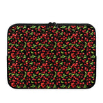 Watercolor Cherry Pattern Print Laptop Sleeve