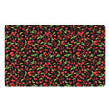 Watercolor Cherry Pattern Print Polyester Doormat