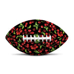Watercolor Cherry Pattern Print Rugby Ball