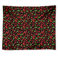 Watercolor Cherry Pattern Print Tapestry