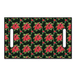 Watercolor Christmas Poinsettia Print Golf Cart Seat Cover