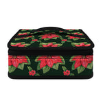 Watercolor Christmas Poinsettia Print Small Lunch Bag