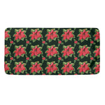 Watercolor Christmas Poinsettia Print Towel