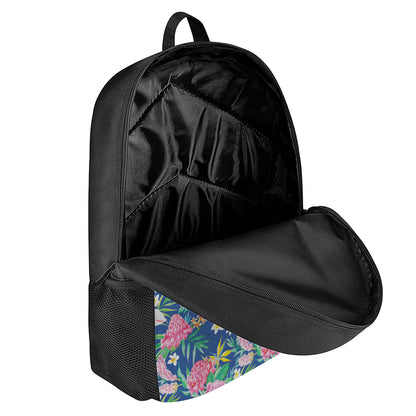 Watercolor Chrysanthemum Pattern Print 17 Inch Backpack