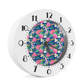 Watercolor Chrysanthemum Pattern Print Alarm Clock