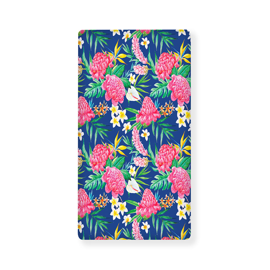 Watercolor Chrysanthemum Pattern Print Baby Crib Sheet