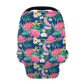 Watercolor Chrysanthemum Pattern Print Baby Seat Cover