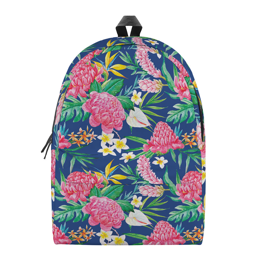 Watercolor Chrysanthemum Pattern Print Backpack