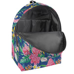Watercolor Chrysanthemum Pattern Print Backpack
