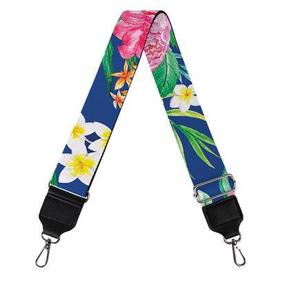 Watercolor Chrysanthemum Pattern Print Bag Strap