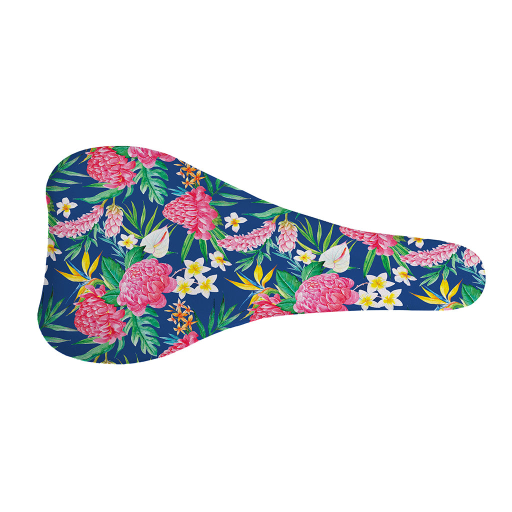 Watercolor Chrysanthemum Pattern Print Bicycle Seat Cover