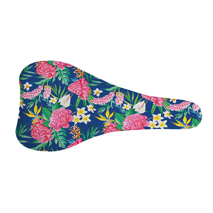 Watercolor Chrysanthemum Pattern Print Bicycle Seat Cover