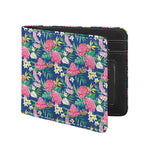 Watercolor Chrysanthemum Pattern Print Bifold Wallet