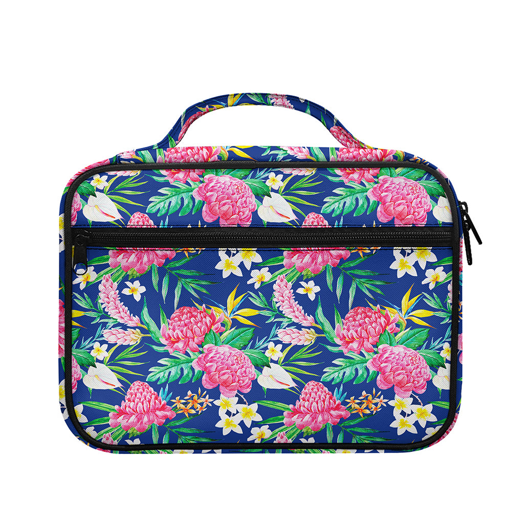 Watercolor Chrysanthemum Pattern Print Briefcase Bible Bag