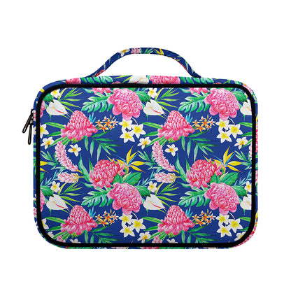 Watercolor Chrysanthemum Pattern Print Briefcase Bible Bag