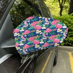 Watercolor Chrysanthemum Pattern Print Car Side Mirror Covers
