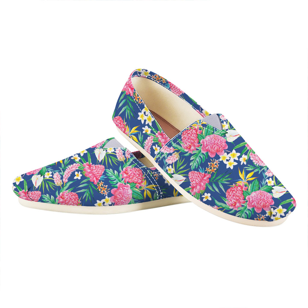 Watercolor Chrysanthemum Pattern Print Casual Shoes