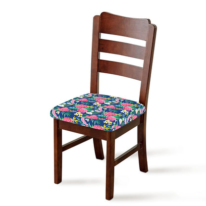 Watercolor Chrysanthemum Pattern Print Chair Cushion Cover