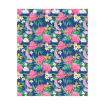 Watercolor Chrysanthemum Pattern Print Curtain