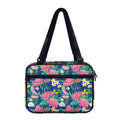 Watercolor Chrysanthemum Pattern Print Double Strap Bible Bag