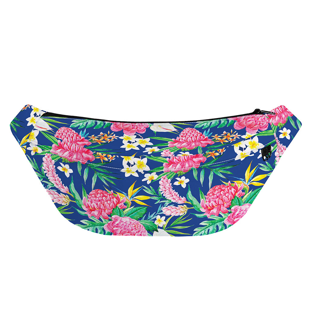 Watercolor Chrysanthemum Pattern Print Fanny Pack