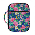 Watercolor Chrysanthemum Pattern Print Front Pocket Bible Bag
