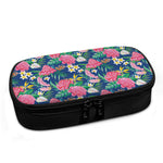 Watercolor Chrysanthemum Pattern Print Insulin Cooler Travel Case