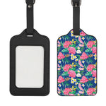 Watercolor Chrysanthemum Pattern Print Luggage Tag