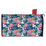 Watercolor Chrysanthemum Pattern Print Mailbox Cover