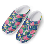 Watercolor Chrysanthemum Pattern Print Mesh Casual Shoes