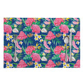 Watercolor Chrysanthemum Pattern Print Placemat