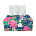 Watercolor Chrysanthemum Pattern Print Rectangle Tissue Box Cover