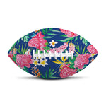 Watercolor Chrysanthemum Pattern Print Rugby Ball