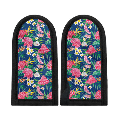 Watercolor Chrysanthemum Pattern Print Skillet Handle Cover