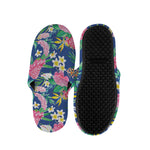 Watercolor Chrysanthemum Pattern Print Slippers