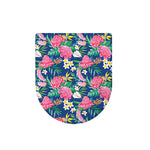 Watercolor Chrysanthemum Pattern Print Toilet Lid Cover