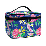 Watercolor Chrysanthemum Pattern Print Travel Makeup Bag
