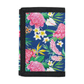 Watercolor Chrysanthemum Pattern Print Trifold Wallet